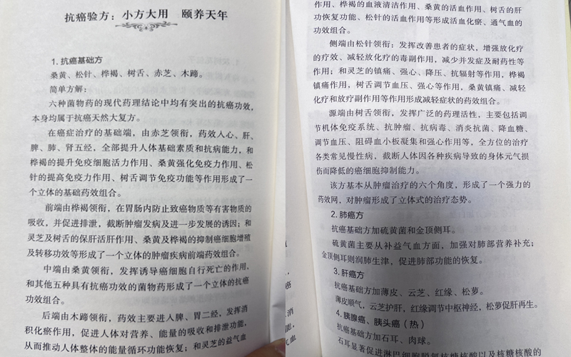 桑黄灵芝抗癌组方